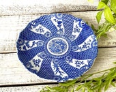 Antique Arita Imari Transferware Serving Bowl Plate