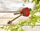 Vintage Duro Metal Products No. 411 Valve Tapping Tool - Vintage Hand Crank Valve Tool