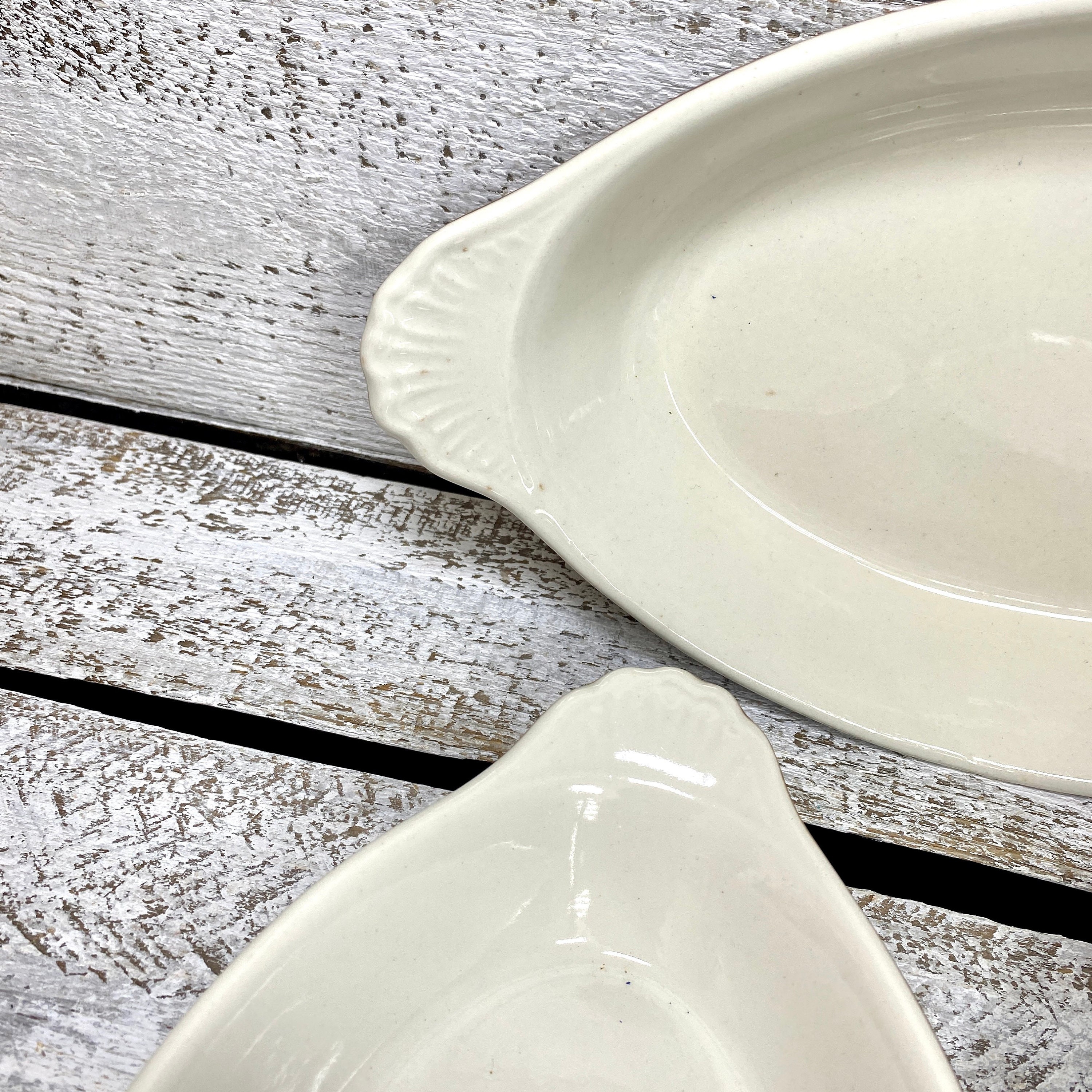 Vintage Hall Oval Au Gratin Dishes Group of Three Hall Au Etsy