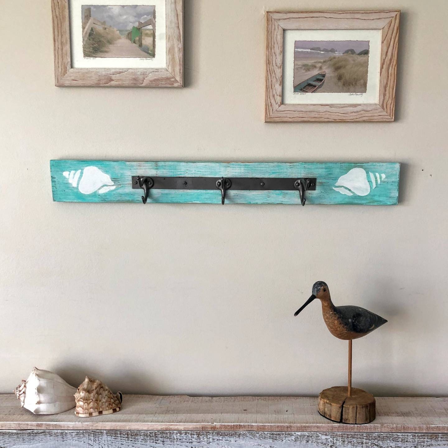 Tropical Wall Hooks Beach Towel Rack Nautical Wall Hooks Etsy