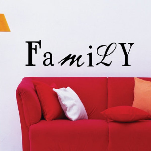 Family Wall Decal Etsy Australia