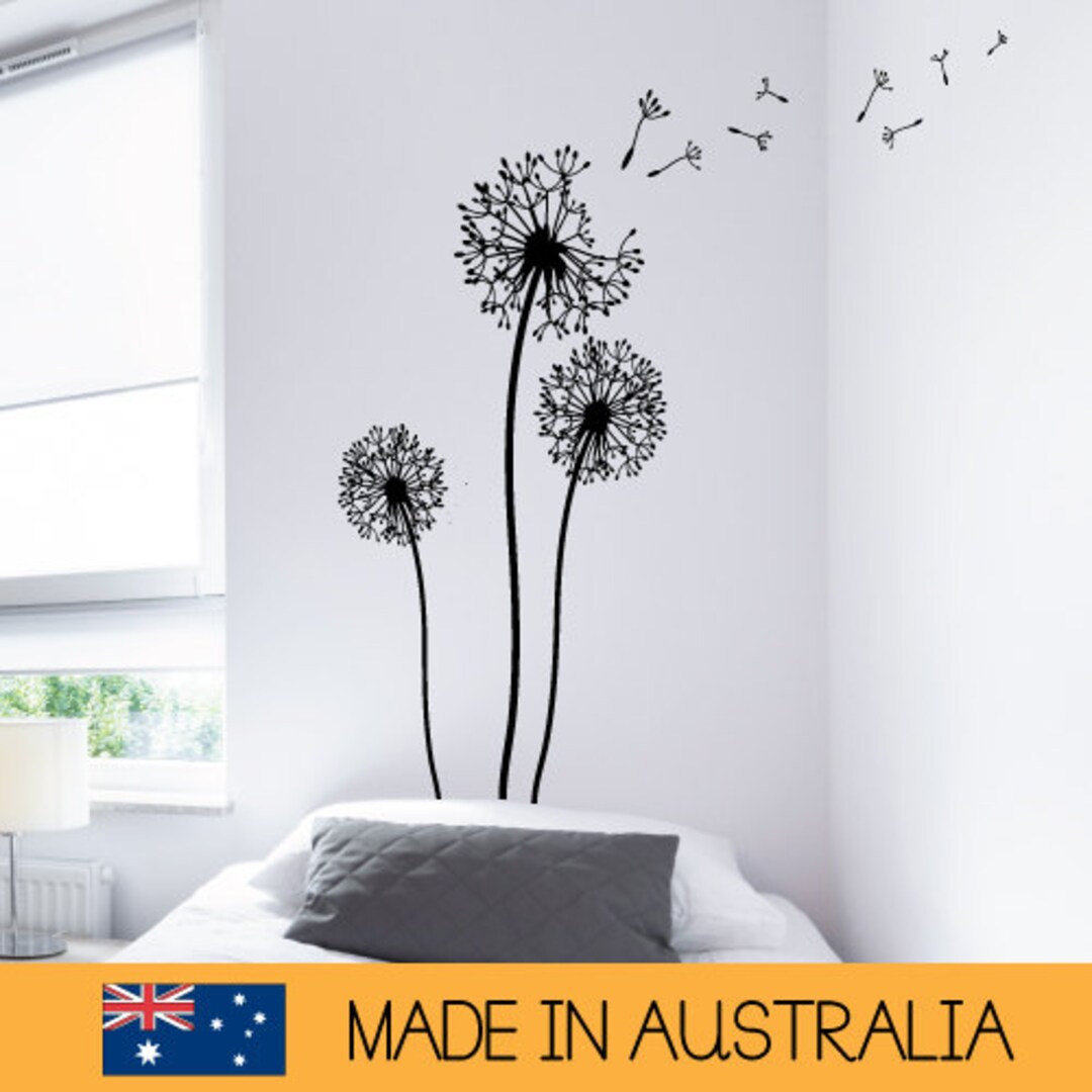 Dandelion Wall Decor Decal | Removable Wall Decal Sticker | MS0102VC ...
