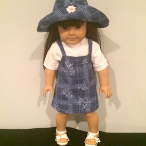 18-inch Doll Clothes -  Jumper, T-shirt, Hat & Sandals - FREE U.S. SHIPPING