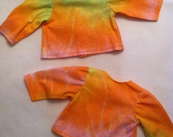 18" Doll Clothes - Tie-Dye T-shirts - FREE U.S. SHIPPING