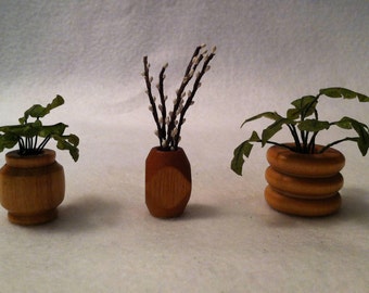 Dollhouse Miniature Plants - FREE U.S. SHIPPING