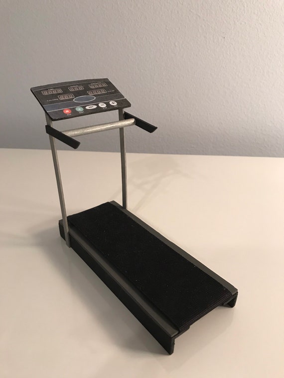 Dollhouse Miniature Exercise Gym Equipment Treadmill 1:12 Scale FREE U.S.  SHIPPING 