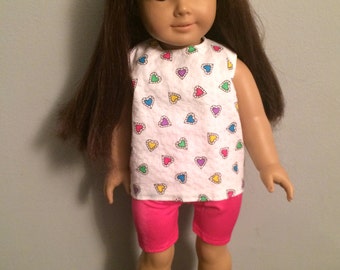 18-inch Doll Clothes - Tunic & Shorts - FREE U.S. SHIPPING