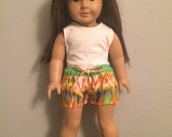 18-inch Doll Clothes - Shorts & Tank Top - FREE U.S. SHIPPING