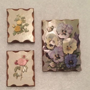 3D Miniature Plaques - FREE U.S. SHIPPING