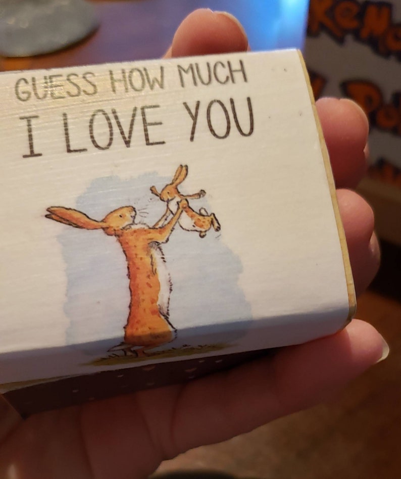 Guess How Much I Love You jewelry chest Etsy