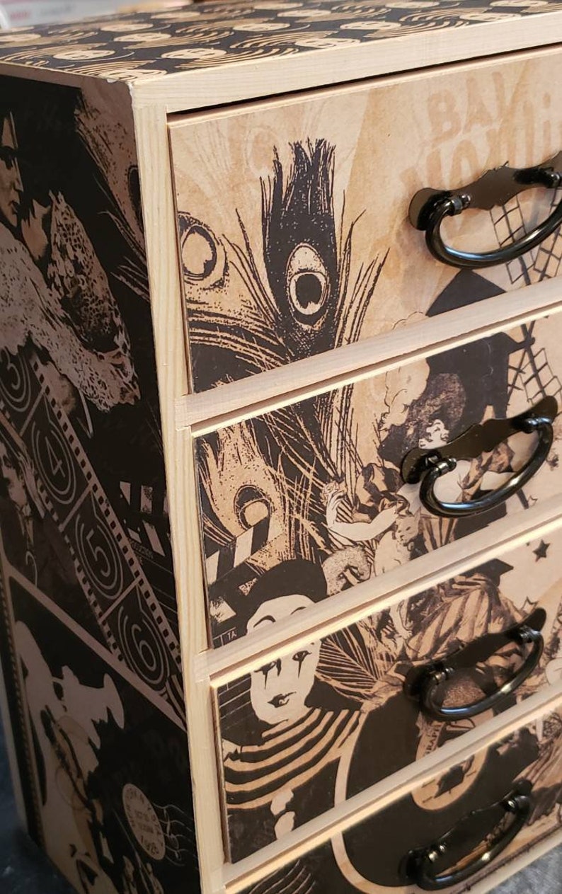 Old Hollywood Tabletop Chest