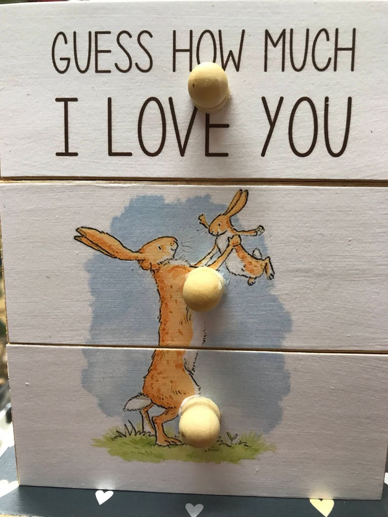 Guess How Much I Love You Jewelry Chest Etsy