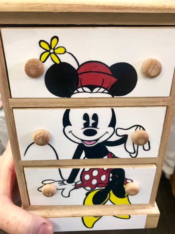 Minnie Mouse Jewelry Chests Etsy