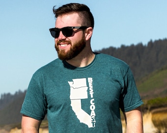 Best Coast Graphic Tee | West Pacific Pride T-Shirt for California, Oregon, & Washington