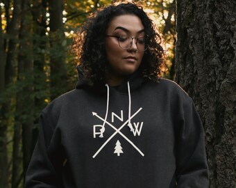 The Original PNW Pride Hoodie Sweatshirt - Available in 3 Colors - Perfect for those chilly Pacific Northwest mornings in camp