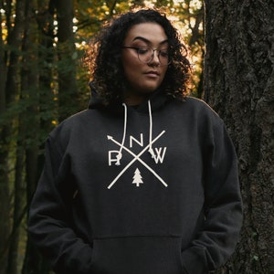 The Original PNW Pride Hoodie Sweatshirt Durable, Cozy, and Stylish Rep the Pacific Northwest's Most Iconic Logo Available in 3 Colors image 2