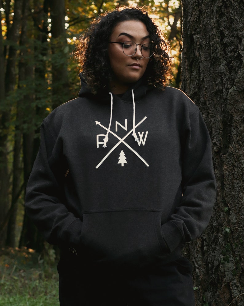 The Original PNW Pride Hoodie Sweatshirt Durable, Cozy, and Stylish Rep the Pacific Northwest's Most Iconic Logo Available in 3 Colors image 2