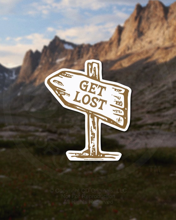 Lost Tag. Sign Get Lost Hand Sign