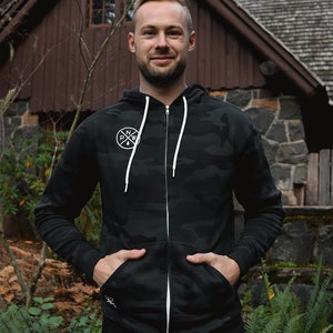 The Original PNW Pride Lightweight Zip Hoodie Black - Etsy