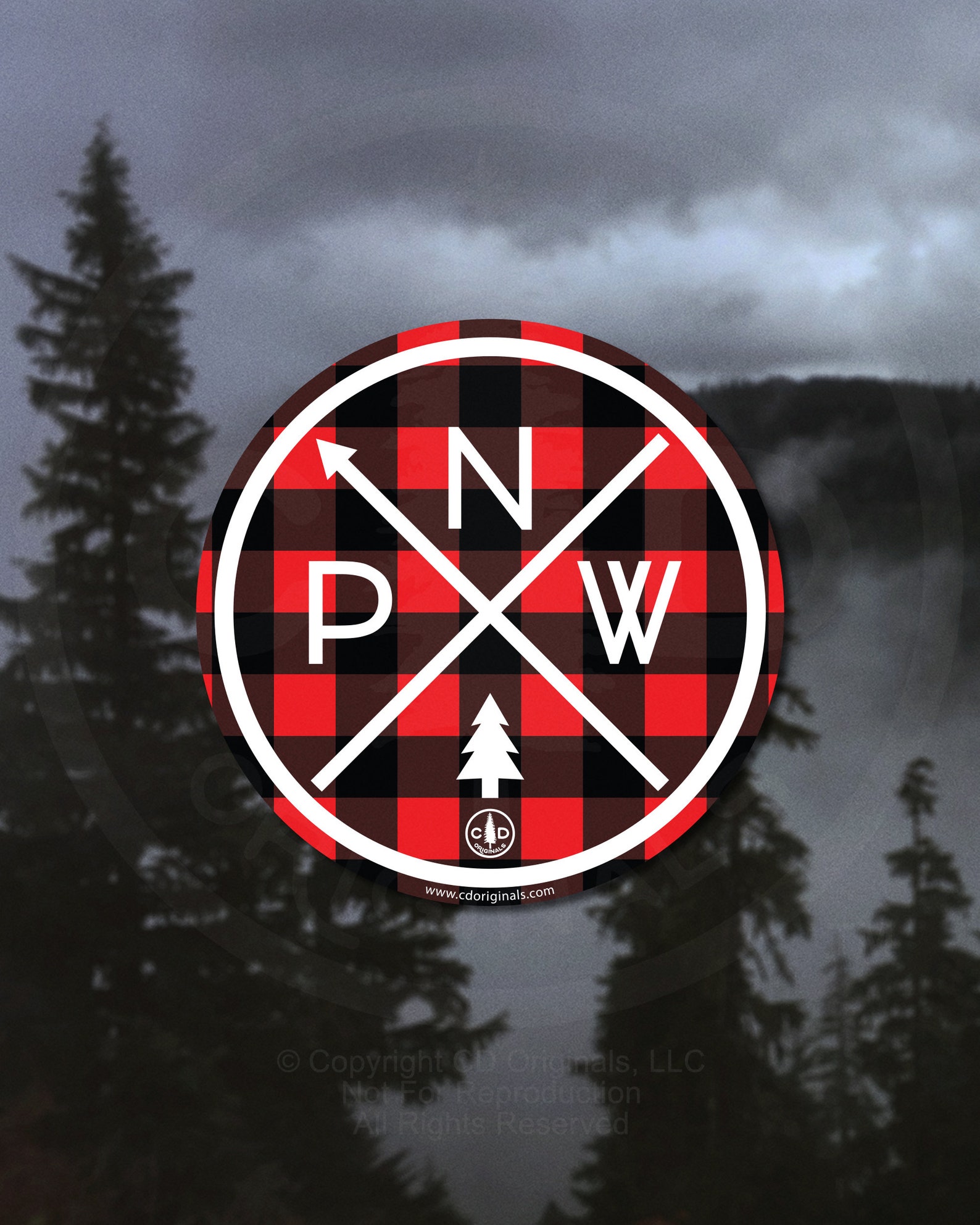 The Original PNW Pride Vinyl Sticker | Pacific Northwest Decal for ...
