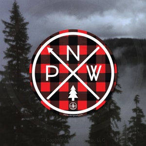 The Original PNW Pride Vinyl Sticker | Pacific Northwest Decal for ...