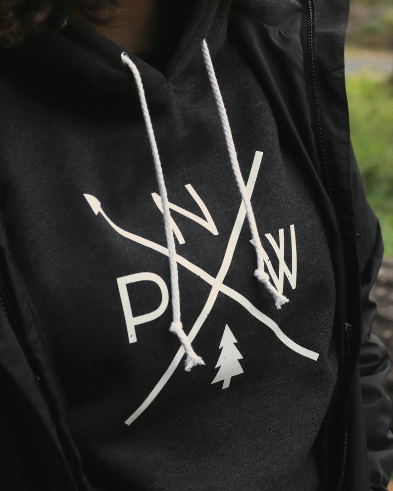 The Original PNW Pride Hoodie Sweatshirt Durable, Cozy, and Stylish Rep the Pacific Northwest's Most Iconic Logo Available in 3 Colors image 5