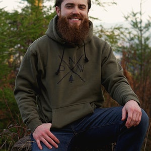 The Original PNW Pride Hoodie Sweatshirt Durable, Cozy, and Stylish Rep the Pacific Northwest's Most Iconic Logo Available in 3 Colors image 4