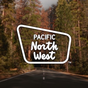 Pacific Northwest Boundary Line Vinyl Decal - Durable and Weatherproof, Perfect for Car and Truck Windows - A PNW Twist on the Iconic Sign