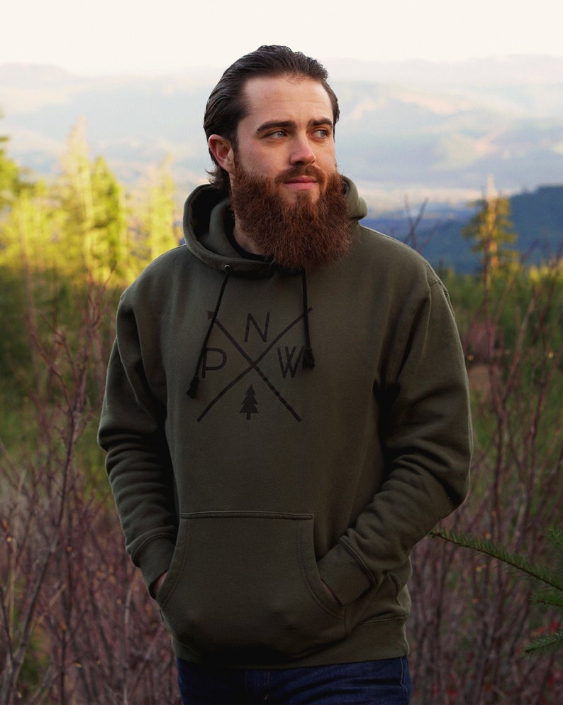 The Original PNW Pride Hoodie Sweatshirt Durable, Cozy, and Stylish Rep the Pacific Northwest's Most Iconic Logo Available in 3 Colors image 1