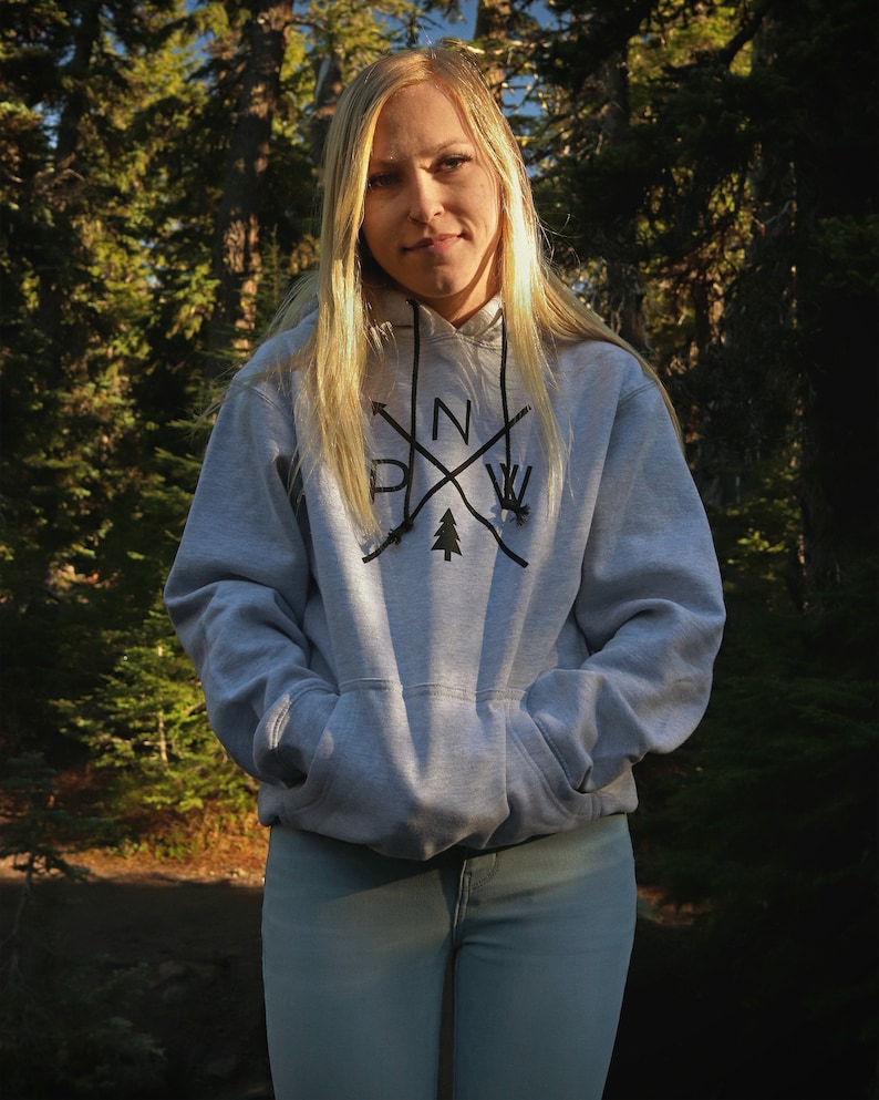 The Original PNW Pride Hoodie Sweatshirt Durable, Cozy, and Stylish Rep the Pacific Northwest's Most Iconic Logo Available in 3 Colors image 6