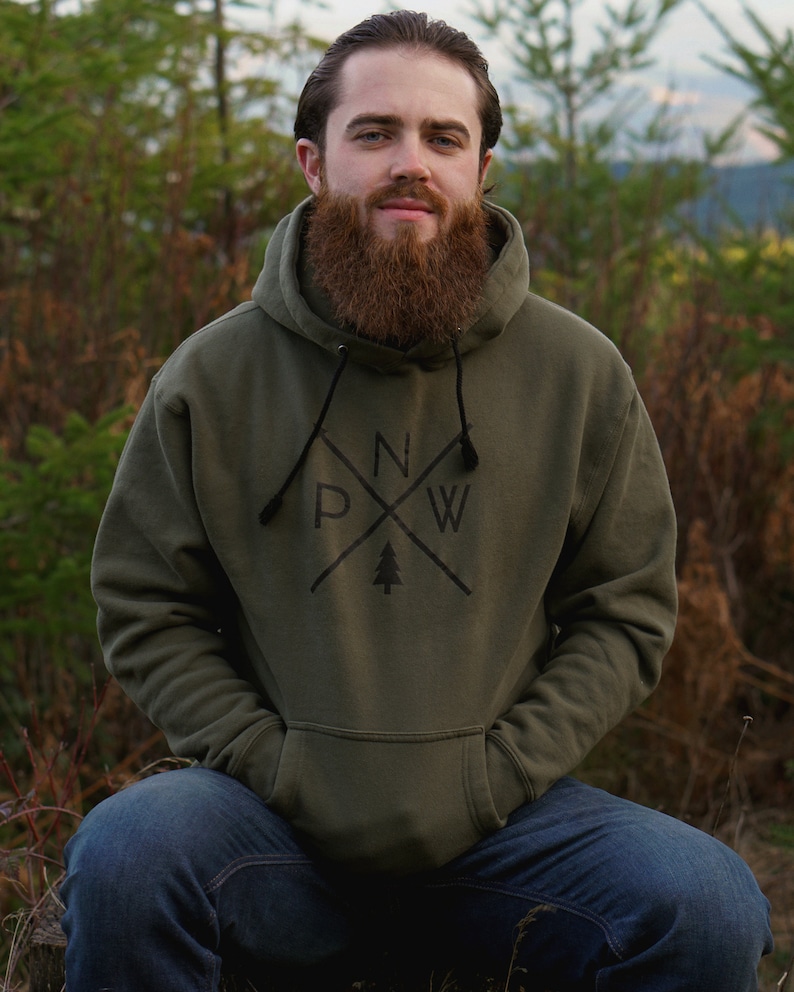 The Original PNW Pride Hoodie Sweatshirt Durable, Cozy, and Stylish Rep the Pacific Northwest's Most Iconic Logo Available in 3 Colors image 7