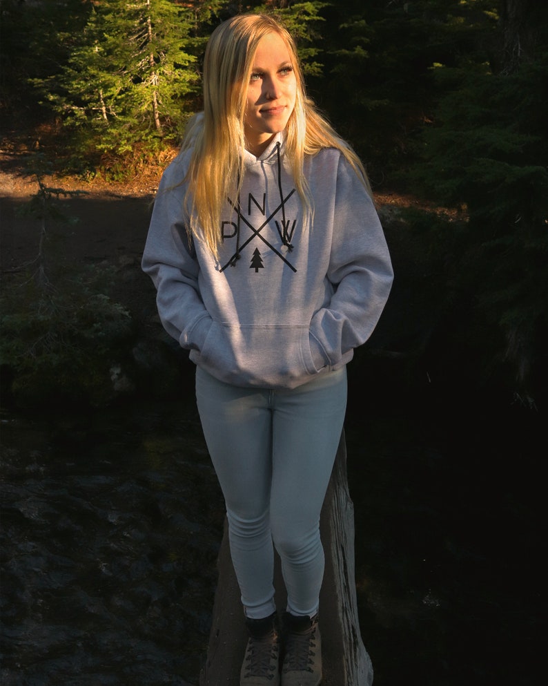 The Original PNW Pride Hoodie Sweatshirt Durable, Cozy, and Stylish Rep the Pacific Northwest's Most Iconic Logo Available in 3 Colors image 3