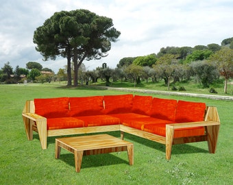 Furniture plan outdoor sofa set YelmoXL PDF Download