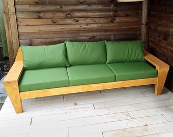 Dibujo de construcción de sofá de salón DIY