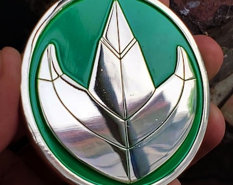 MIghty Morphin Power Rangers  challenge coin gift Green Ranger thunder challenge coin 2.5" diameter