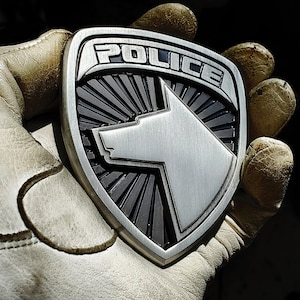 Standard SPACE PATROL DEKA Academy solid metal badge  version 2.0