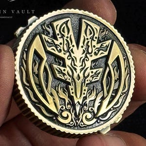 93 Tigerzord power coin solid metal gift for Bandai 1993 Mighty Morphin Power Rangers morpher only gift