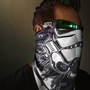 StormTrooper bandana 21&quot;X21&quot; face mask TK Storm trooper