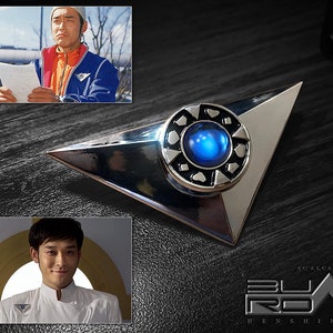 TimeRanger solid metal badge pin Power Rangers Time Force prop replica pin gift