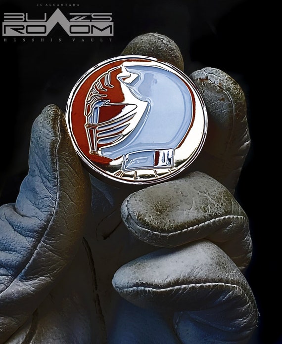 Daimetal 1 & 2 WHITE Metal Coins Tiger and Falcon Ranger Power