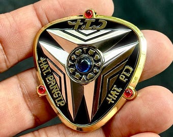 Power Rangers time force pin gift mini badge lapel pin gift for collector mini timeranger prop replica pin power rangers gift