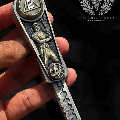 BLUE Carranger Turbo Power Ranger Key Prop Replica No Morpher - Etsy