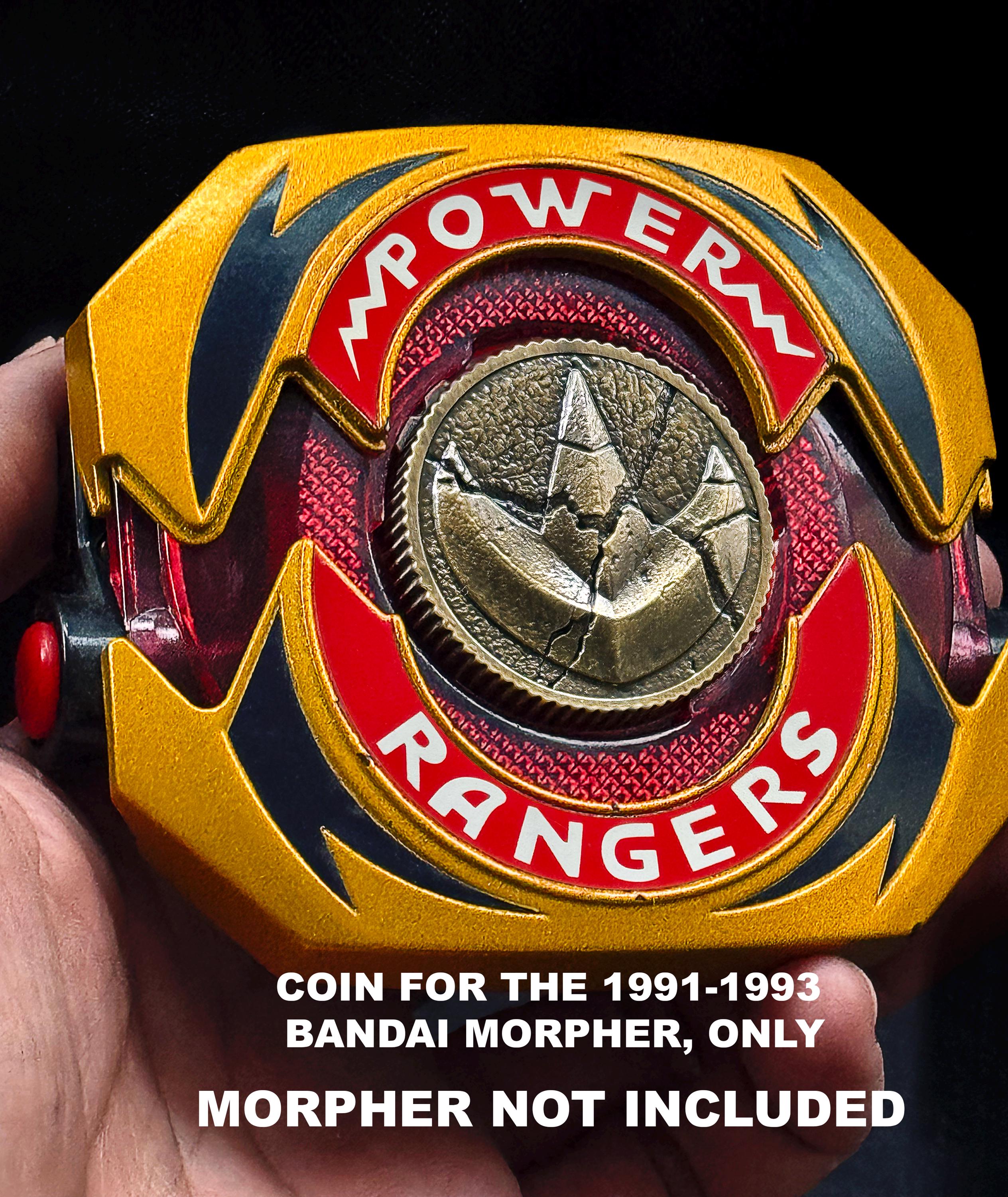 93 Dragonzord Defeated Power Coin Solid Metal Gift for Bandai 1993