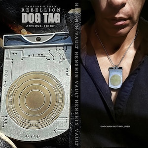 Andor Rogue one dogtag  gift data card Death Star metal replica Star wars Challenge coin Gift