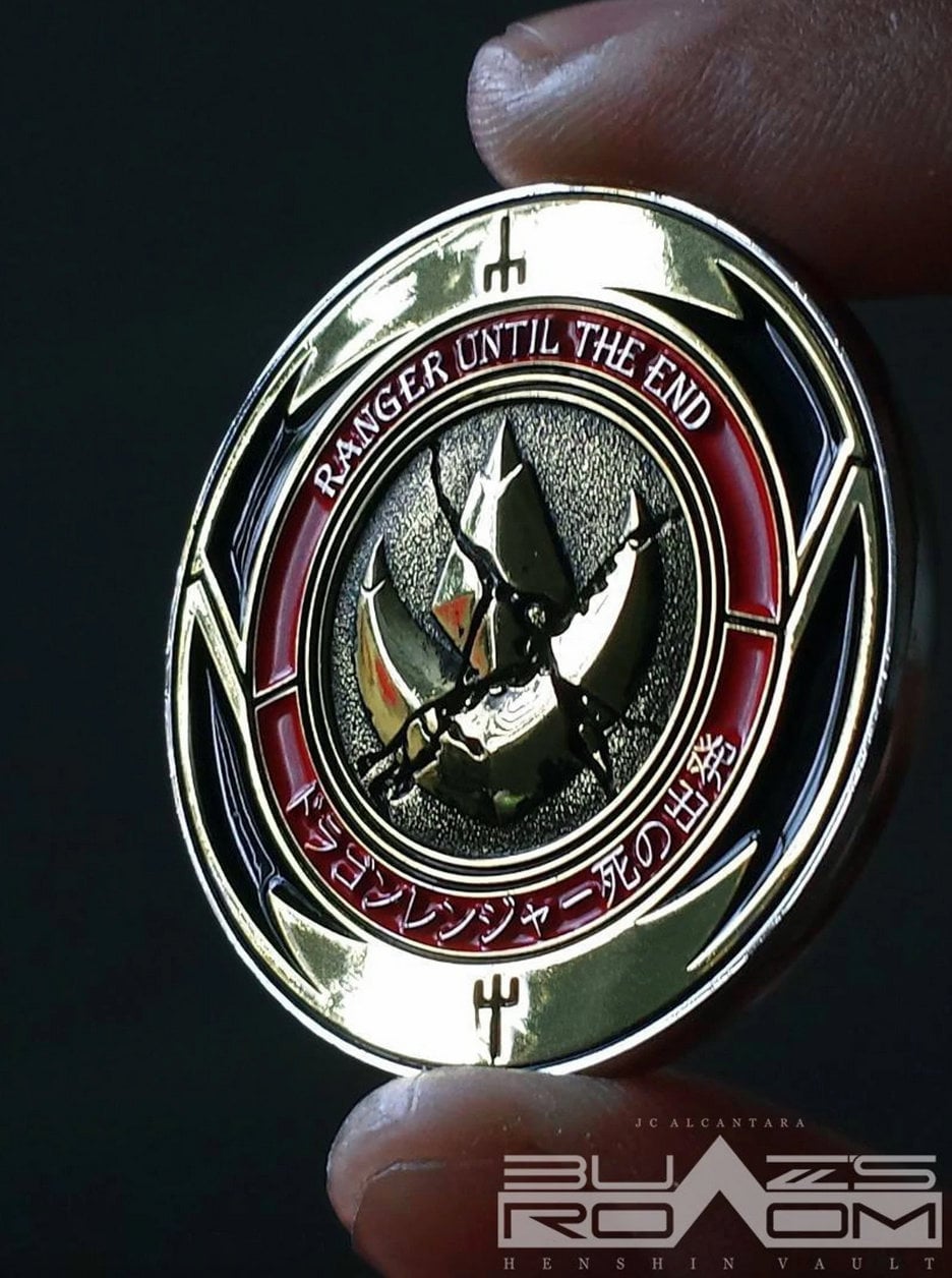 Zyumetal 1 & 2 GREEN Metal Challenge Coins Dragon Power Ranger - Etsy