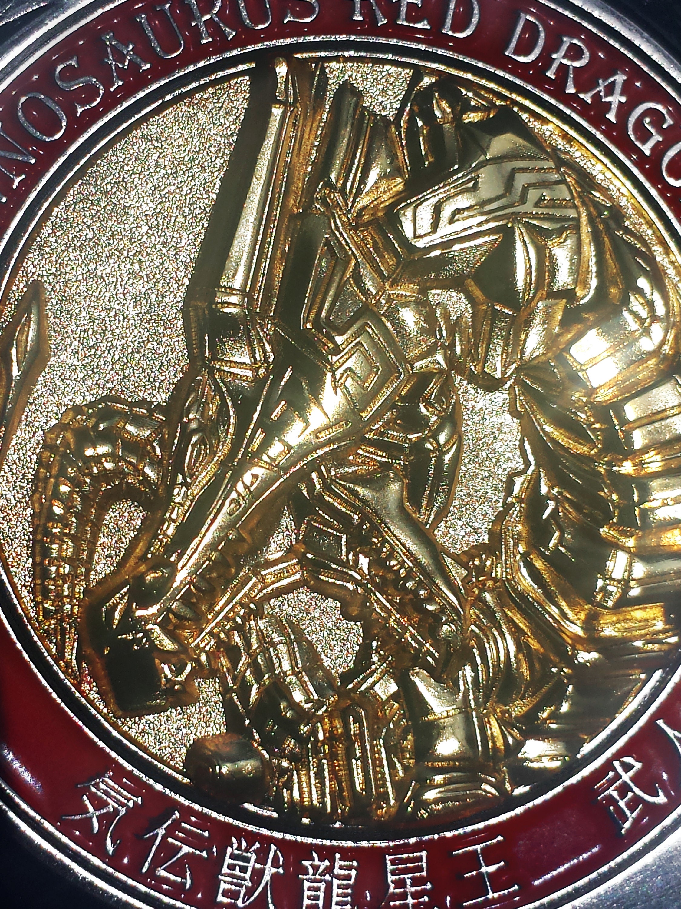 Red Power Ranger Metal Challenge Coin Gift 2.5 Inches Diameter Mighty ...