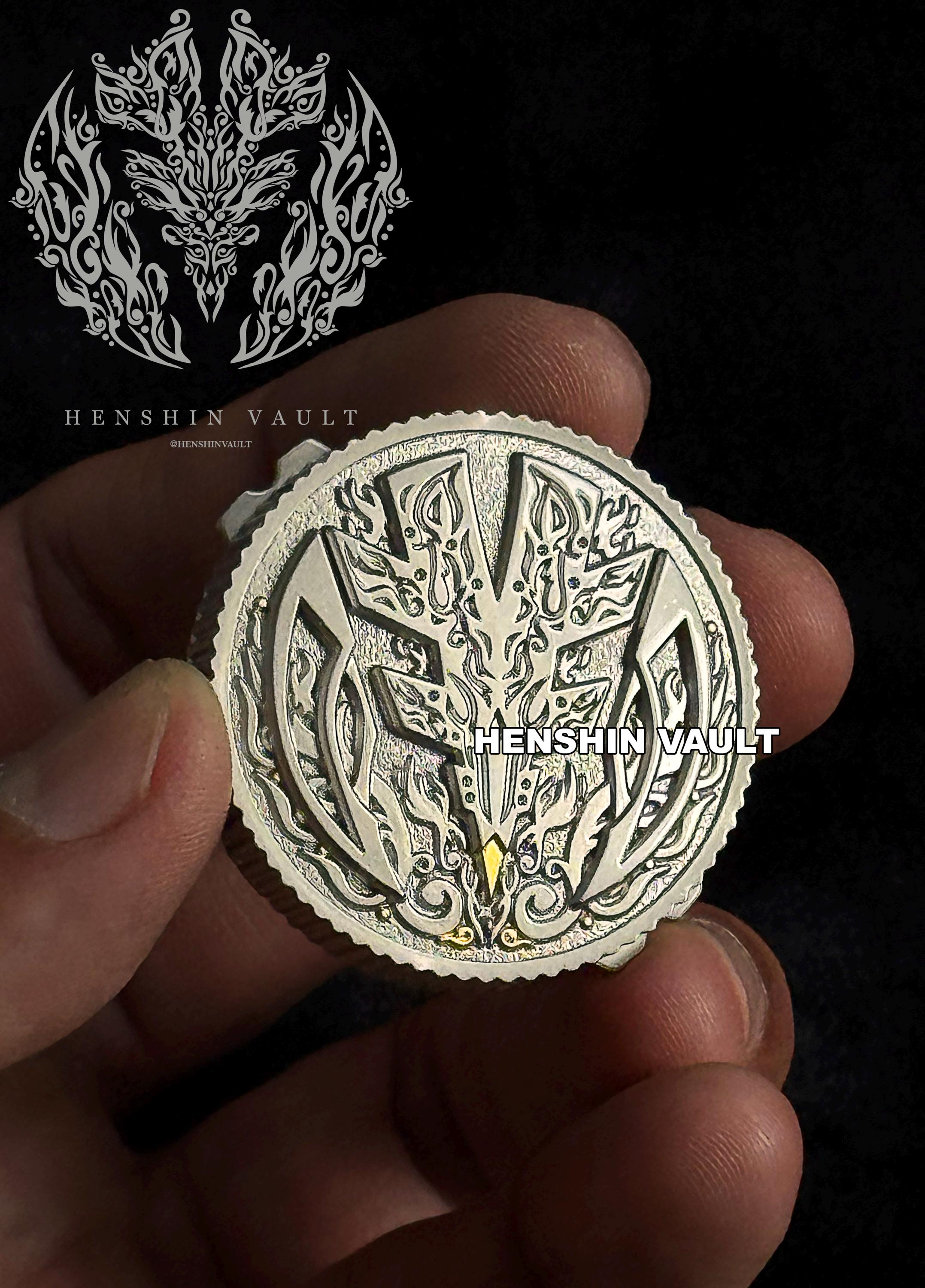 93 Tigerzord Power Coin Solid Metal Gift for Bandai 1993 Mighty