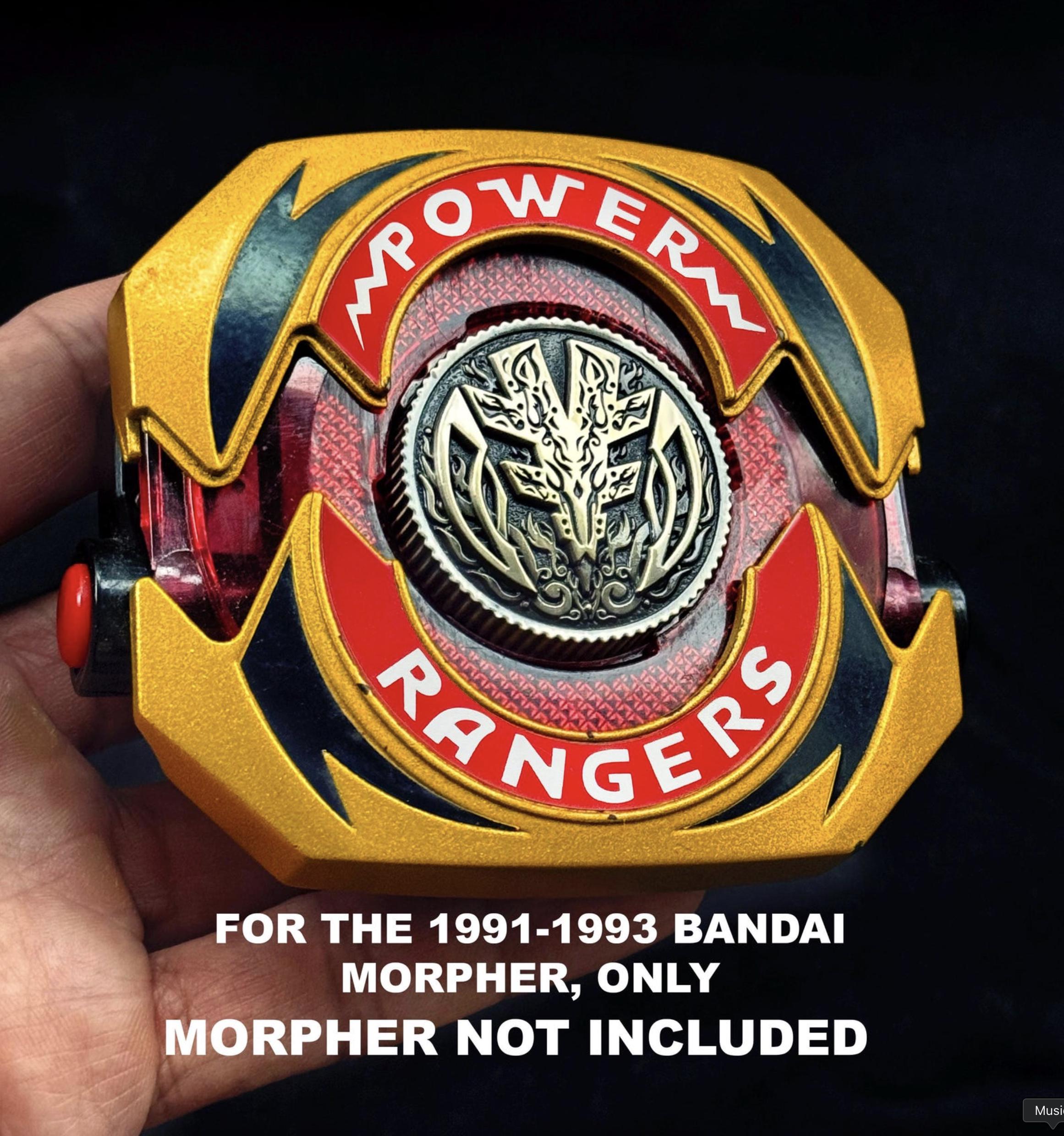 93 5 Power Coins Set Solid Metal Gift for Bandai 1993 Mighty