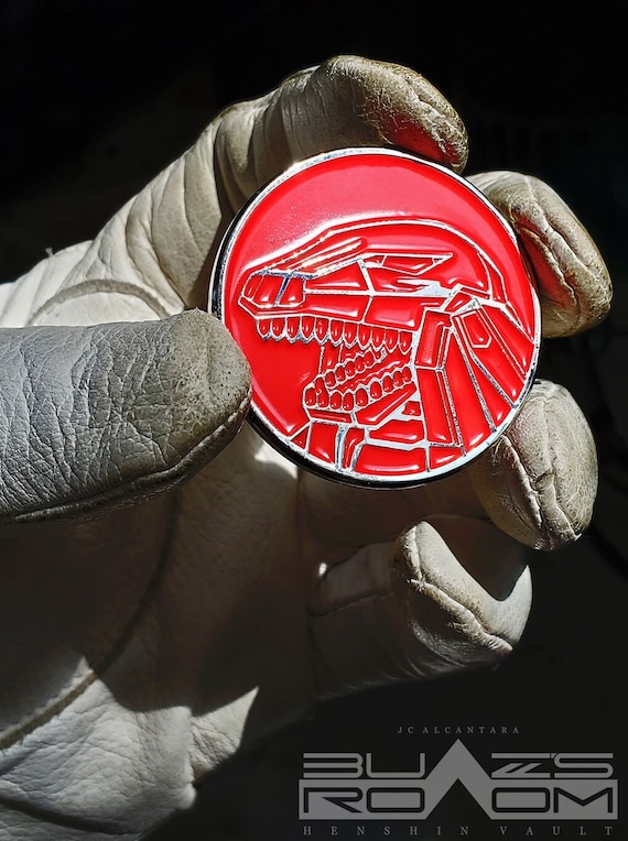 Zyumetal Mecha Zord RED Metal Coin Ape Power Rangers