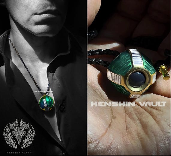Power Rangers Ninja Storm metal amulet gift for Green Ranger Samurai cosplay Amulet prop replica Power Rangers Ninja Storm cosplay gift